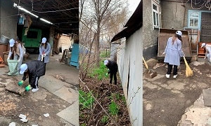 Алматы - наш общий дом: школьники оказали помощь пожилым людям