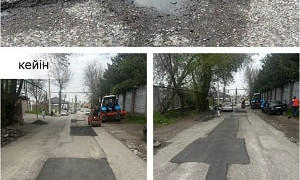 Как проводится ямочный ремонт в Алматы