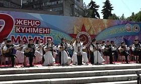 День Победы: как отметили праздник в Алмалинском районе Алматы