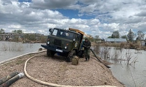 Пик паводка ожидается на реке Жайык в Атырауской области