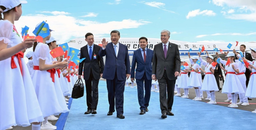 ҚХР Төрағасы Си Цзиньпин Астанаға мемлекеттік сапармен келді