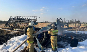 В Акмолинской области произошло крушение самолета